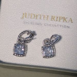 Judith Ripka Silver Earrings
